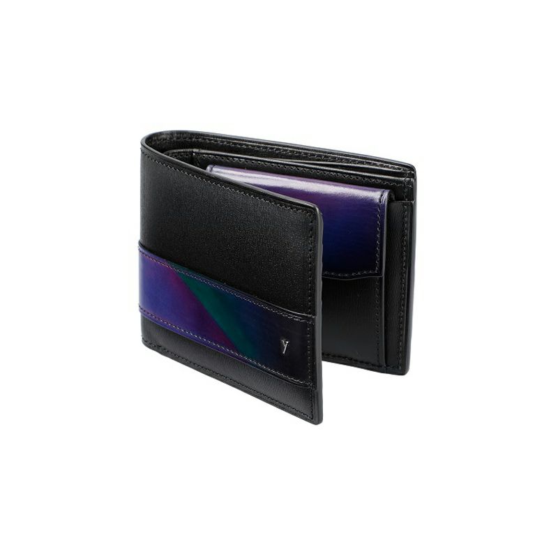 ブランド専門Chakoの財布【未使用】yuhaku YAL132 2つ折り財布 グラデーション ブルー