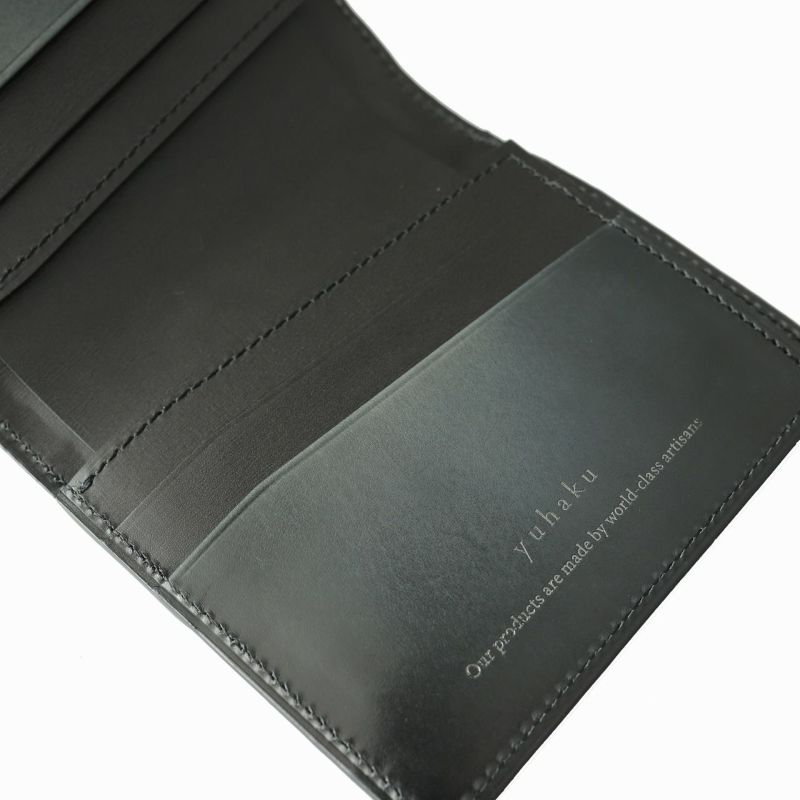 YCA122 クロコダイルコンビ 薄型二つ折り財布 | yuhaku online shop