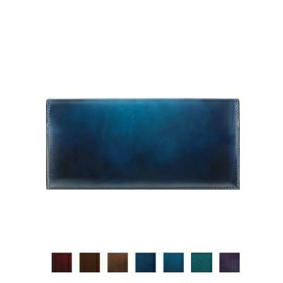 長財布 yuhaku - YVE110色ブルー系