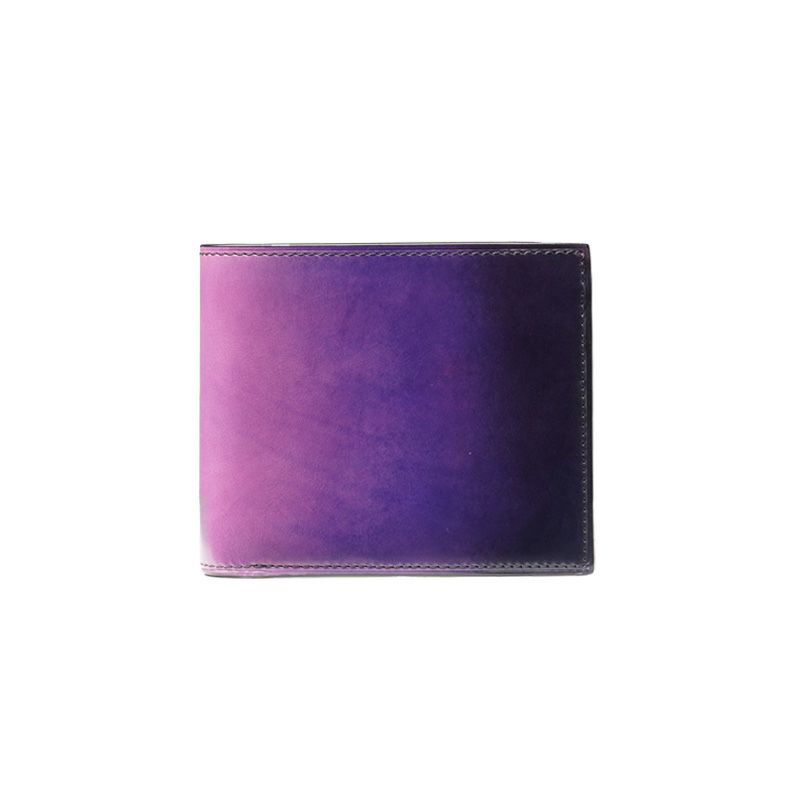 ブランド専門Chakoの財布【未使用】yuhaku YAL132 2つ折り財布 グラデーション ブルー