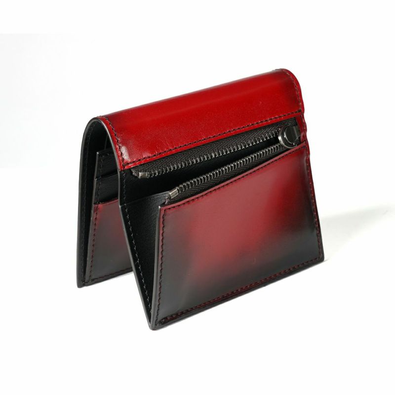 YFC122E オイルコードバン 薄型二つ折り財布 | yuhaku online shop