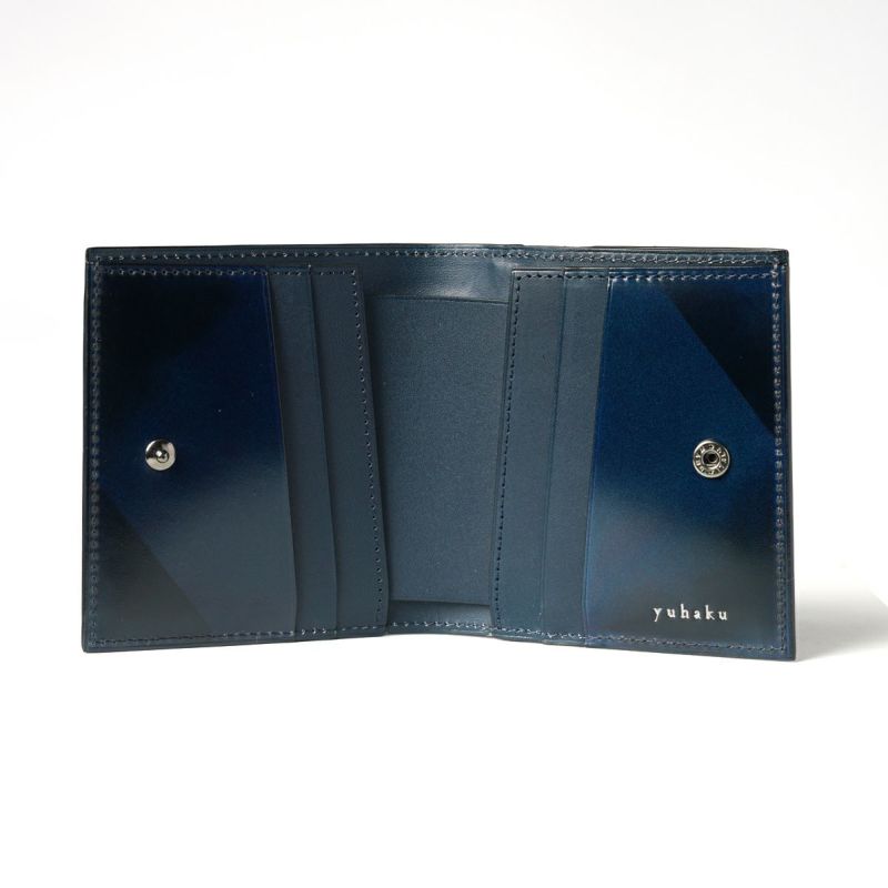 HNY024 コードバン 薄型二つ折り財布 | yuhaku online shop