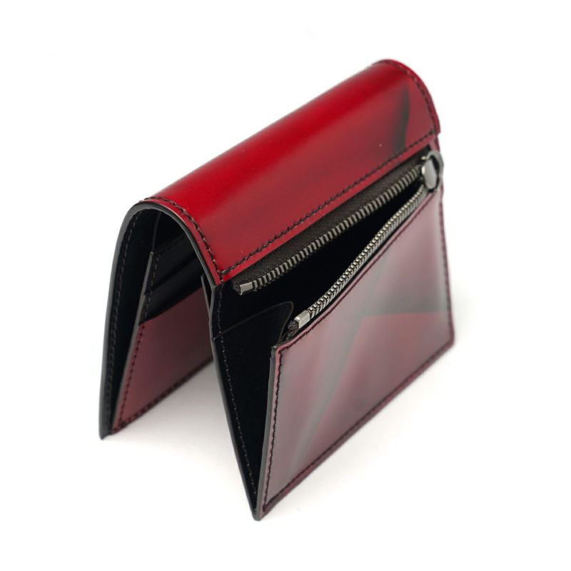 HNY024 コードバン 薄型二つ折り財布 | yuhaku online shop